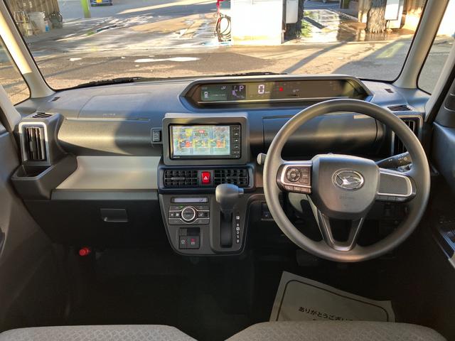 タントＸ　純正ナビゲーション　パノラマモニタースマートアシスト・ＬＥＤヘッドランプ・ヘッドランプ自動消灯機能・プッシュエンジンスタート・セキュリティアラーム・オートエアコン・左側パワースライドドア・電動格納ドアミラー（山梨県）の中古車