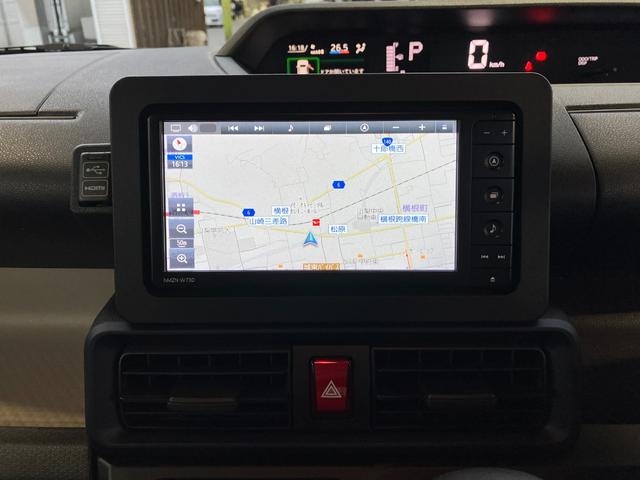 タントＸ　４ＷＤ　純正ナビゲーション　バックモニタースマートアシスト・ＬＥＤヘッドランプ・ヘッドランプ自動消灯機能・プッシュエンジンスタート・セキュリティアラーム・オートエアコン・左側パワースライドドア・電動格納ドアミラー（山梨県）の中古車