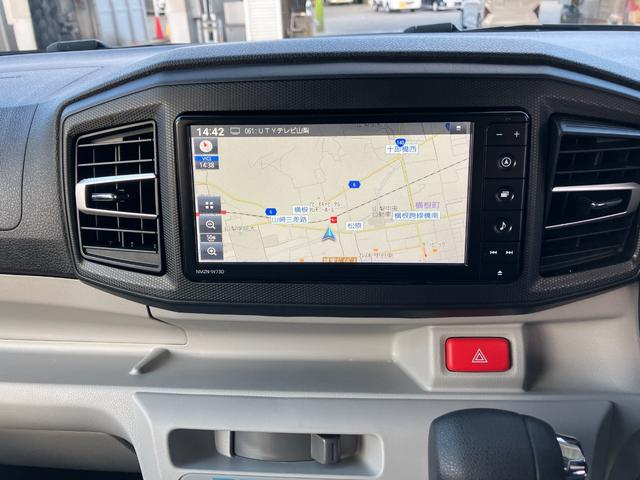 ミライースＸ　ＳＡIII　純正ナビゲーション　バックモニタースマートアシスト・コーナーセンサー・ＬＥＤヘッドランプ・キーレスエントリー・電動格納ドアミラー・自発光式デジタルメーター・マニュアルエアコン・パワードアロック・パワーウィンドウ（山梨県）の中古車