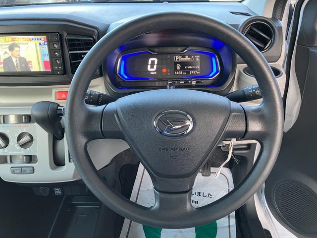 ミライースＸ　ＳＡIII　純正ナビゲーション　バックモニタースマートアシスト・コーナーセンサー・ＬＥＤヘッドランプ・キーレスエントリー・電動格納ドアミラー・自発光式デジタルメーター・マニュアルエアコン・パワードアロック・パワーウィンドウ（山梨県）の中古車