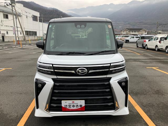 タントカスタムＲＳ　純正ナビ　パノラマモニタースマートアシスト・ＬＥＤヘッドランプ・プッシュエンジンスタート・１５インチアルミホイール・両側パワースライドドア・ＵＳＢソケット・オートエアコン・運転席助手席シートヒーター（山梨県）の中古車