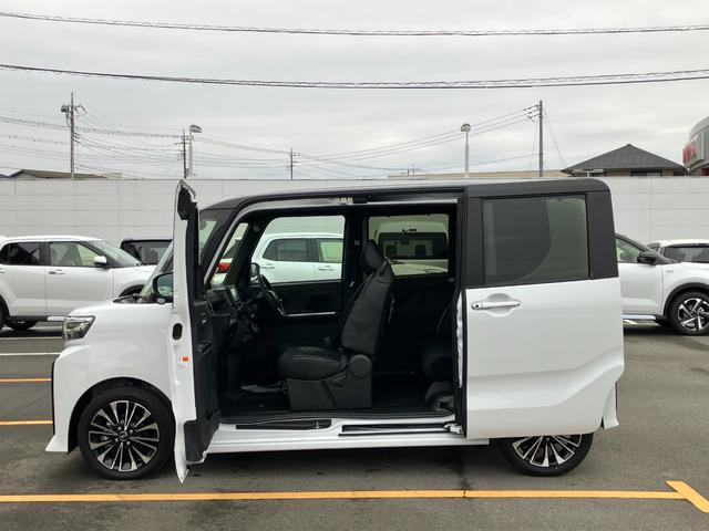 タントカスタムＲＳ　純正ナビ　パノラマモニタースマートアシスト・ＬＥＤヘッドランプ・プッシュエンジンスタート・１５インチアルミホイール・両側パワースライドドア・ＵＳＢソケット・オートエアコン・運転席助手席シートヒーター（山梨県）の中古車