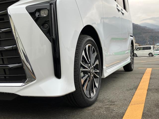 タントカスタムＲＳ　純正ナビ　パノラマモニタースマートアシスト・ＬＥＤヘッドランプ・プッシュエンジンスタート・１５インチアルミホイール・両側パワースライドドア・ＵＳＢソケット・オートエアコン・運転席助手席シートヒーター（山梨県）の中古車