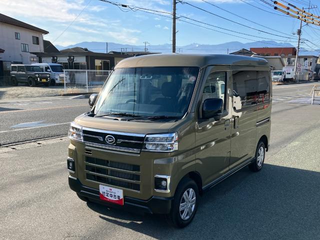 アトレーＲＳ　純正ナビゲーション　ドライブレコーダースマートアシスト・コーナーセンサー・電子制御式４ＷＤ（４ＷＤ車）・直列３気筒インタークーラーターボ・ＬＥＤヘッドランプ・両側パワースライドドア・オートエアコン・電動格納ミラー（ターンランプ）（山梨県）の中古車