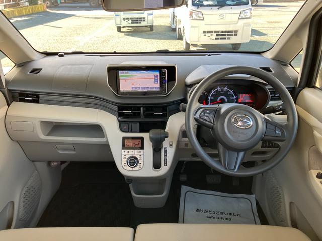 ムーヴＸ　ＳＡII　純正ナビゲーション　バックモニター衝突被害軽減Ｂ　レーンキープアシスト　１オーナー　キーレス　スマキー　ＡＢＳ　アルミホイール　運転席エアバッグ　パワーウィンドウ電動格納ミラー（山梨県）の中古車