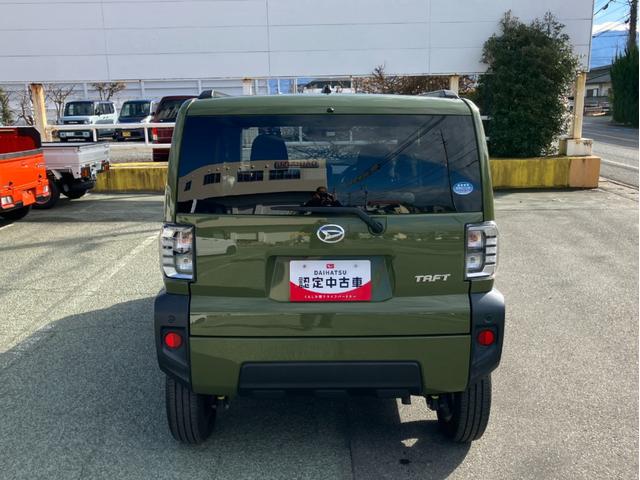 タフトＧターボ　４ＷＤ　純正ナビ　パノラマモニタースマートアシスト・１５インチアルミ・Ｄ−ＣＶＴターボエンジン・ＬＥＤヘッドランプ・ＬＥＤフォグ・電動パーキング・運転席助手席シートヒーター・ＵＳＢソケット（山梨県）の中古車