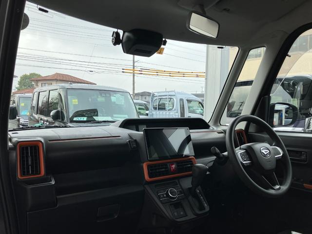 タントファンクロス　４ＷＤ　ディスプレイオーディオ　Ｂモニタースマートアシスト・ＬＥＤヘッドライト・１４インチアルミホイール・両側パワースライドドア・ＵＳＢソケット・運転席助手席シートヒーター・フルファブリックシート（山梨県）の中古車