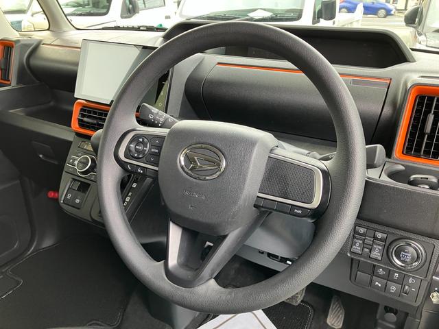 タントファンクロス　４ＷＤ　ディスプレイオーディオ　Ｂモニタースマートアシスト・ＬＥＤヘッドライト・１４インチアルミホイール・両側パワースライドドア・ＵＳＢソケット・運転席助手席シートヒーター・フルファブリックシート（山梨県）の中古車