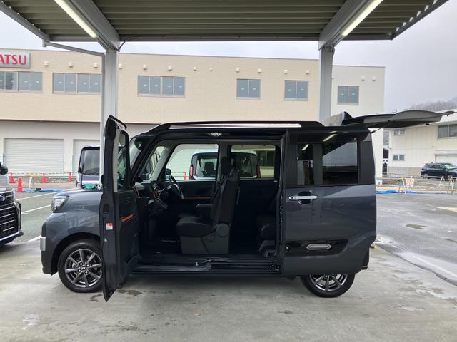 タントファンクロス　４ＷＤ　ディスプレイオーディオ　Ｂモニタースマートアシスト・ＬＥＤヘッドライト・１４インチアルミホイール・両側パワースライドドア・ＵＳＢソケット・運転席助手席シートヒーター・フルファブリックシート（山梨県）の中古車