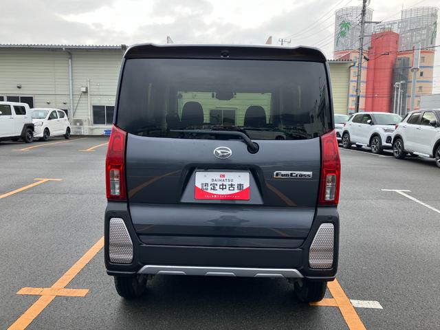 タントファンクロス　４ＷＤ　ディスプレイオーディオ　Ｂモニタースマートアシスト・ＬＥＤヘッドライト・１４インチアルミホイール・両側パワースライドドア・ＵＳＢソケット・運転席助手席シートヒーター・フルファブリックシート（山梨県）の中古車