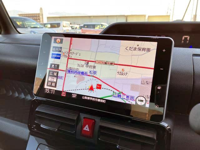 タントカスタムＲＳ　純正ナビゲーション　パノラマモニターＥＴＣ付き　ターボエンジン　１オーナー　キーフリー　アルミホイール　ＡＢＳ　エアバック　記録簿　スマートキーＰスタート（山梨県）の中古車