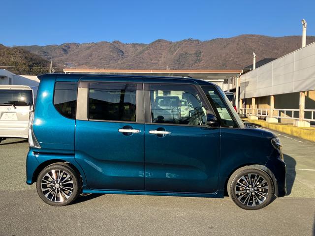 タントカスタムＲＳ　純正ナビゲーション　パノラマモニターＥＴＣ付き　ターボエンジン　１オーナー　キーフリー　アルミホイール　ＡＢＳ　エアバック　記録簿　スマートキーＰスタート（山梨県）の中古車