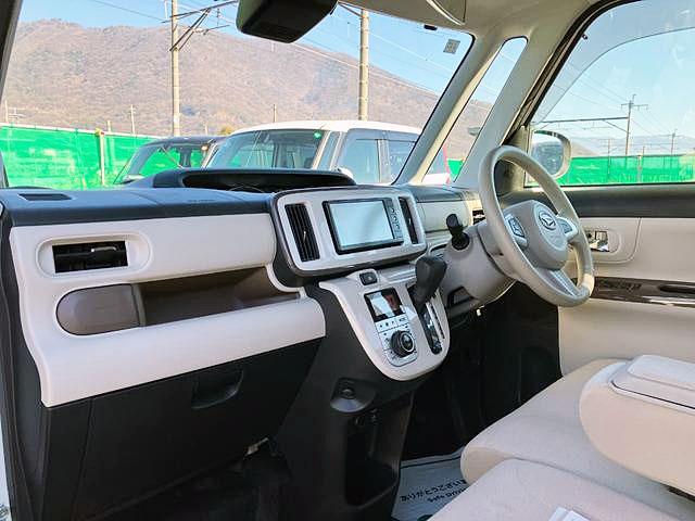 ムーヴキャンバスＧメイクアップＶＳ　ＳＡIII　純正ナビ　パノラマモニターキーフリーシステム　エアバック　ＡＢＳ　記録簿　プッシュスタートスマートキー　１オーナ　両電動スライドドア　電動格納ドアミラーオートエアコン　パワーウィンドウ（山梨県）の中古車