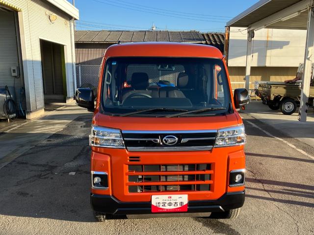 アトレーＲＳ　４ＷＤ　ＣＶＴ　整備・保証付きスマートアシスト・コーナーセンサー・電子制御式４ＷＤ（４ＷＤ車）・直列３気筒インタークーラーターボ・ＬＥＤヘッドランプ・両側パワースライドドア・オートエアコン・電動格納ミラー（ターンランプ）（山梨県）の中古車