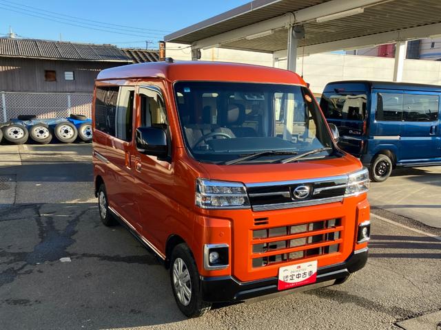 アトレーＲＳ　４ＷＤ　ＣＶＴ　整備・保証付きスマートアシスト・コーナーセンサー・電子制御式４ＷＤ（４ＷＤ車）・直列３気筒インタークーラーターボ・ＬＥＤヘッドランプ・両側パワースライドドア・オートエアコン・電動格納ミラー（ターンランプ）（山梨県）の中古車