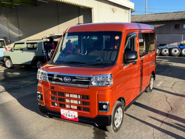 アトレーＲＳ　４ＷＤ　ＣＶＴ　整備・保証付きスマートアシスト・コーナーセンサー・電子制御式４ＷＤ（４ＷＤ車）・直列３気筒インタークーラーターボ・ＬＥＤヘッドランプ・両側パワースライドドア・オートエアコン・電動格納ミラー（ターンランプ）（山梨県）の中古車