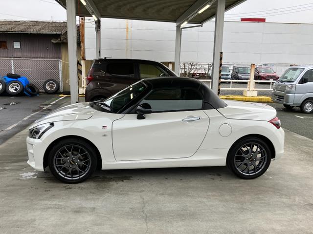 コペンＧＲ　スポーツ　純正ナビゲーションバックモニターＧＲ　ＳＰＯＲＴ専用ＢＢＳ製鍛造１６インチアルミ・ＧＲ専用インテリア・ＭＯＭＯ製本革巻ステアリング・ＧＲ専用ＲＥＣＡＲＯシート・ビルシュタイン製ショックアブソーバー・ＧＲ専用電子カードキー（山梨県）の中古車