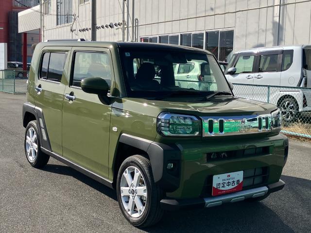 タフトＧターボ　クロムベンチャー　純正ナビ　バックモニタースマートアシスト・１５インチアルミ・Ｄ−ＣＶＴターボエンジン・ＬＥＤヘッドランプ・ＬＥＤフォグ・電動パーキング・運転席助手席シートヒーター・ＵＳＢソケット（山梨県）の中古車