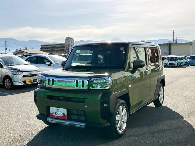 タフトＧターボ　クロムベンチャー　純正ナビ　バックモニタースマートアシスト・１５インチアルミ・Ｄ−ＣＶＴターボエンジン・ＬＥＤヘッドランプ・ＬＥＤフォグ・電動パーキング・運転席助手席シートヒーター・ＵＳＢソケット（山梨県）の中古車