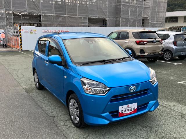 ミライースＸ　ＳＡIII　整備付き　１年保証スマートアシスト・コーナーセンサー・ＬＥＤヘッドランプ・キーレスエントリー・電動格納ドアミラー・自発光式デジタルメーター・マニュアルエアコン・パワードアロック・パワーウィンドウ（山梨県）の中古車