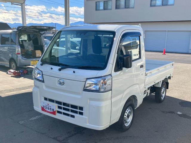 ハイゼットトラックスタンダード 4WD MT AM/FMラジオデッキ荷台フロア長2,030mm・荷台幅1,410mm・防錆鋼鈑・ハロゲンヘッドランプ・マニュアルエアコン(山梨県)の中古車