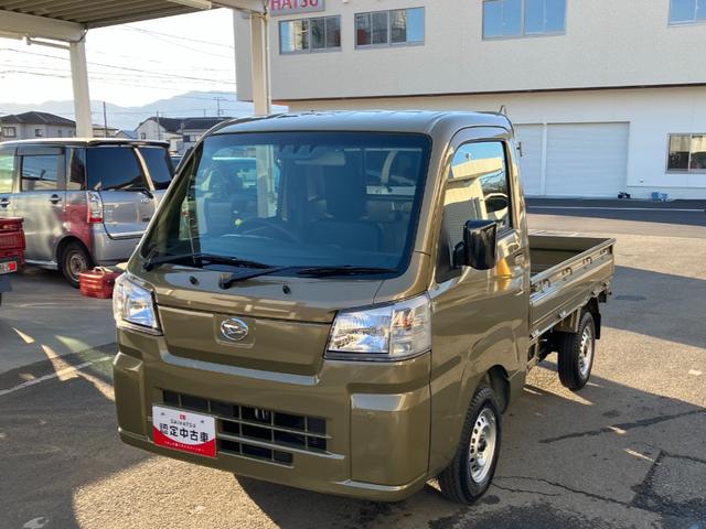 ハイゼットトラックスタンダード　４ＷＤ　ＣＶＴ　ＡＭ／ＦＭラジオデッキスマートアシスト・切り替え式４ＷＤ（ＣＶＴ車）・荷台フロア長２，０３０ｍｍ・荷台幅１，４１０ｍｍ・防錆鋼鈑・ハロゲンヘッドランプ・マニュアルエアコン（山梨県）の中古車