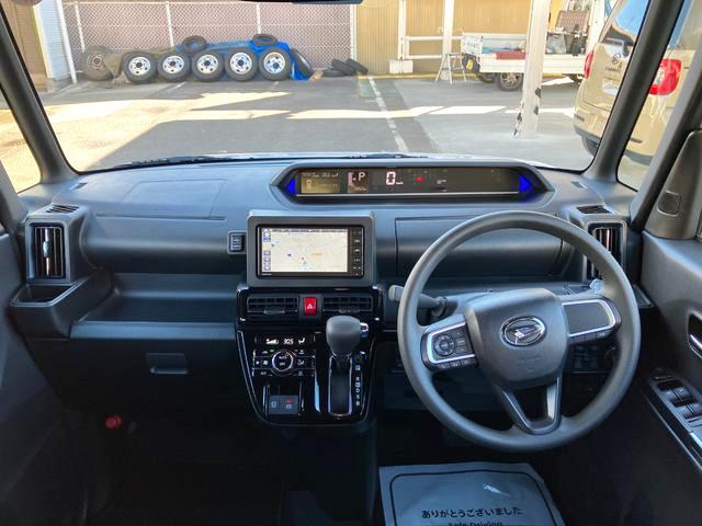 タントカスタムＸ　４ＷＤ　純正ナビ　パノラマモニタースマートアシスト・ＬＥＤヘッドランプ・プッシュエンジンスタート・１４インチアルミホイール・左側パワースライドドア・ＵＳＢソケット・オートエアコン・運転席助手席シートヒーター（山梨県）の中古車