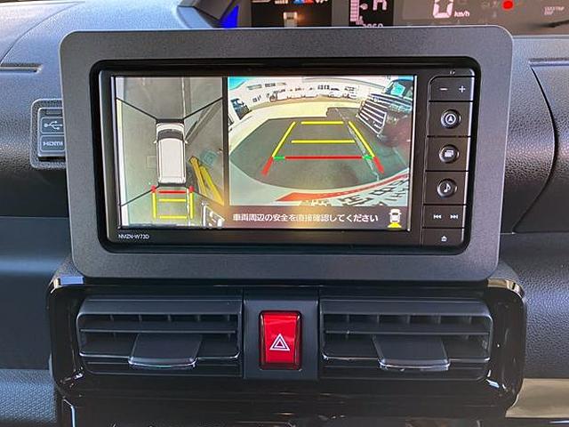 タントカスタムＸ　４ＷＤ　純正ナビ　パノラマモニタースマートアシスト・ＬＥＤヘッドランプ・プッシュエンジンスタート・１４インチアルミホイール・左側パワースライドドア・ＵＳＢソケット・オートエアコン・運転席助手席シートヒーター（山梨県）の中古車