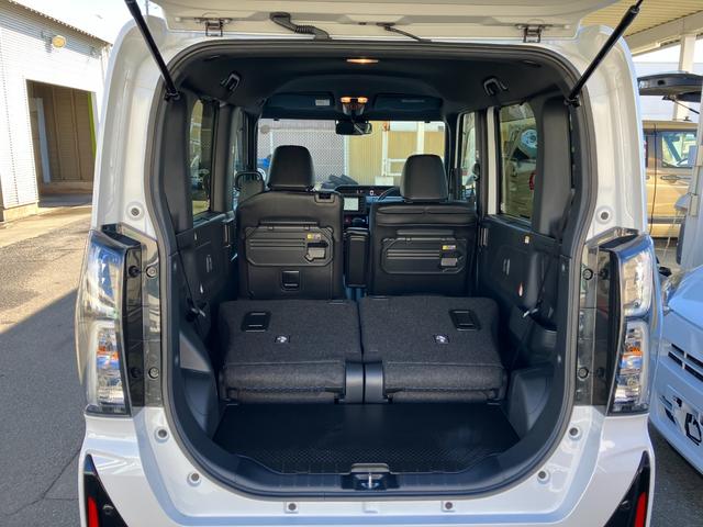 タントカスタムＸ　４ＷＤ　純正ナビ　パノラマモニタースマートアシスト・ＬＥＤヘッドランプ・プッシュエンジンスタート・１４インチアルミホイール・左側パワースライドドア・ＵＳＢソケット・オートエアコン・運転席助手席シートヒーター（山梨県）の中古車