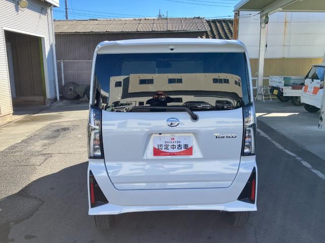 タントカスタムＸ　４ＷＤ　純正ナビ　パノラマモニタースマートアシスト・ＬＥＤヘッドランプ・プッシュエンジンスタート・１４インチアルミホイール・左側パワースライドドア・ＵＳＢソケット・オートエアコン・運転席助手席シートヒーター（山梨県）の中古車