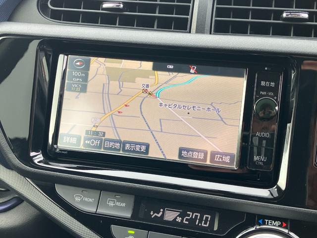 アクアＳ　整備付き　１年保証運転席エアバッグ　ＡＢＳ　プッシュ式エンジンスタートボタン　オートエアコン　電動格納ドアミラー　パワーウィンドウ（山梨県）の中古車