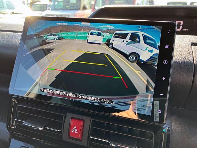 タントカスタムＲＳ　純正ナビゲーション　Ｂモニター　１年保証付きスマートアシスト・ＬＥＤヘッドライト・１５インチアルミホイール・両側パワースライドドア・ＵＳＢソケット・運転席助手席シートヒーター・レザー調Ｘフルファブリックシート・本革巻ステアリングホイール（山梨県）の中古車