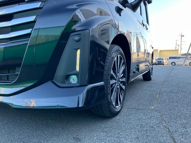 トールカスタムＧ　ターボ　純正ナビゲーション　バックモニタースマートアシスト・ＬＥＤヘッドランプ・ＬＥＤフォグ・両側パワースライドドア・オートエアコン・パーキングブレーキ解除忘れ防止ブザー・ヘッドランプ自動消灯システム・プッシュエンジンスタート（山梨県）の中古車