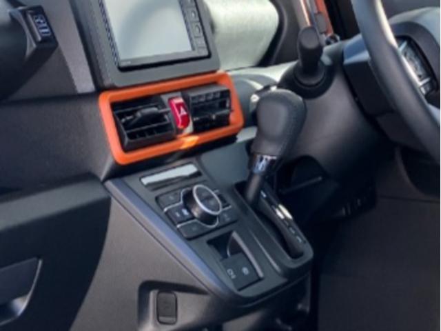 タントファンクロスターボ　純正ナビゲーション　バックモニタースマートアシスト・ＬＥＤヘッドライト・１５インチアルミホイール・両側パワースライドドア・ＵＳＢソケット・運転席助手席シートヒーター・フルファブリックシート・本革巻ステアリングホイール（山梨県）の中古車