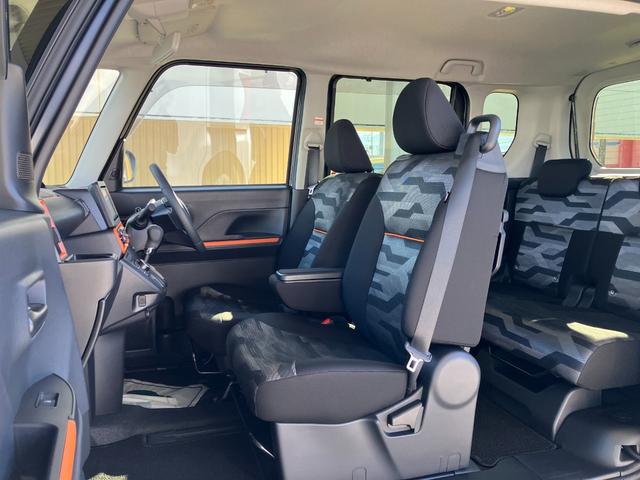 タントファンクロスターボ　純正ナビゲーション　バックモニタースマートアシスト・ＬＥＤヘッドライト・１５インチアルミホイール・両側パワースライドドア・ＵＳＢソケット・運転席助手席シートヒーター・フルファブリックシート・本革巻ステアリングホイール（山梨県）の中古車