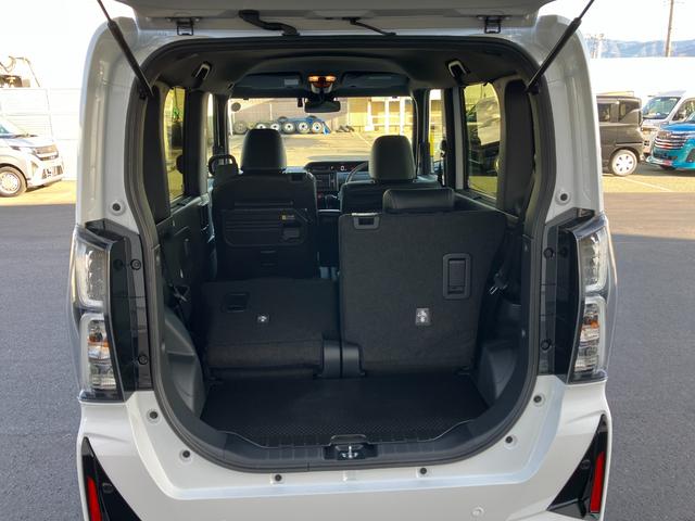 タントカスタムＲＳ　純正ナビゲーション　バックモニタースマートアシスト・ＬＥＤヘッドライト・１５インチアルミホイール・両側パワースライドドア・ＵＳＢソケット・運転席助手席シートヒーター・レザー調Ｘフルファブリックシート・本革巻ステアリングホイール（山梨県）の中古車