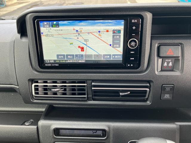 アトレーＲＳ　４ＷＤ　ＣＶＴ　純正ナビ　バックモニタースマートアシスト・コーナーセンサー・電子制御式４ＷＤ（４ＷＤ車）・直列３気筒インタークーラーターボ・ＬＥＤヘッドランプ・両側パワースライドドア・オートエアコン・電動格納ミラー（ターンランプ）（山梨県）の中古車