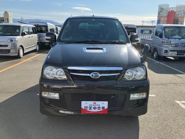 テリオスキッドカスタムX 整備付き 1年保証 ナビ現状渡しターボ エアバック メンテナンスノート ナビ アルミホイール ABS ETC ワンオーナー キーレスキー スマートキーシステム パートタイム4WD(山梨県)の中古車