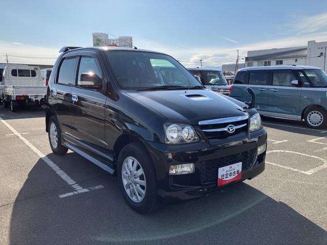 テリオスキッドカスタムX 整備付き 1年保証 ナビ現状渡しターボ エアバック メンテナンスノート ナビ アルミホイール ABS ETC ワンオーナー キーレスキー スマートキーシステム パートタイム4WD(山梨県)の中古車