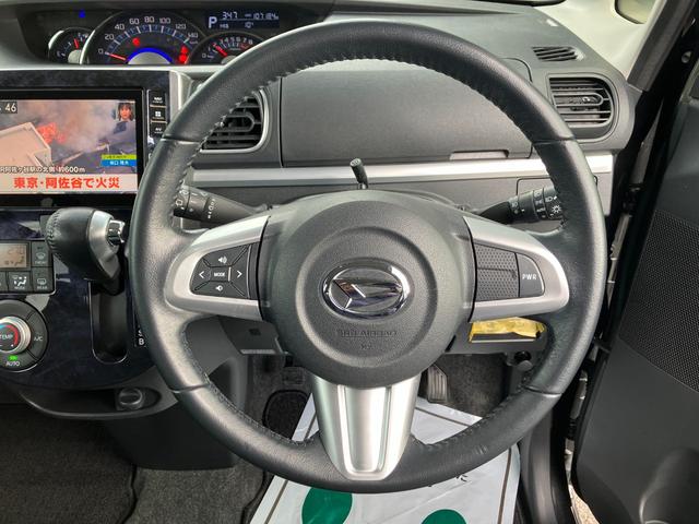 タントカスタムＲＳ　トップエディションＶＳ　ＳＡIIIワンオーナー車　エアバッグ　記録簿　ターボ　アルミホイール　キーフリーシステム　ＡＢＳ　インテリキー（山梨県）の中古車