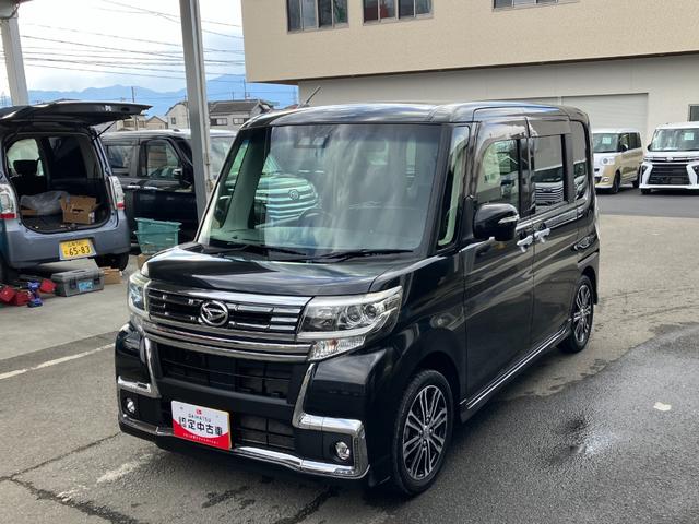 タントカスタムＲＳ　トップエディションＶＳ　ＳＡIIIワンオーナー車　エアバッグ　記録簿　ターボ　アルミホイール　キーフリーシステム　ＡＢＳ　インテリキー（山梨県）の中古車
