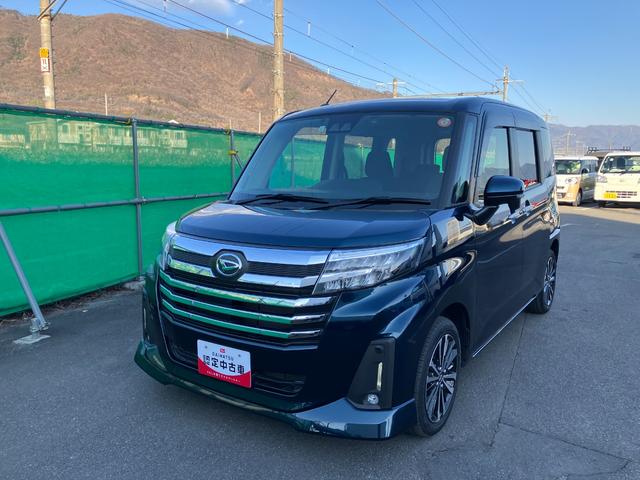 トールカスタムG ターボ 純正ナビ バックモニタースマートアシスト・LEDヘッドランプ・LEDフォグ・両側パワースライドドア・オートエアコン・パーキングブレーキ解除忘れ防止ブザー・ヘッドランプ自動消灯システム・プッシュエンジンスタート(山梨県)の中古車