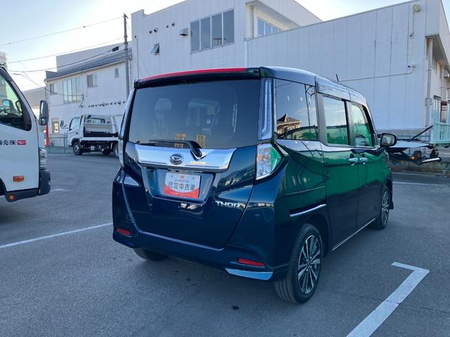 トールカスタムG ターボ 純正ナビ バックモニタースマートアシスト・LEDヘッドランプ・LEDフォグ・両側パワースライドドア・オートエアコン・パーキングブレーキ解除忘れ防止ブザー・ヘッドランプ自動消灯システム・プッシュエンジンスタート(山梨県)の中古車