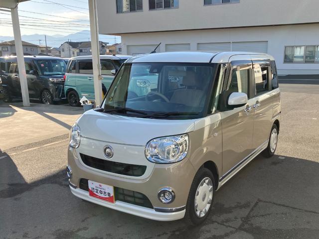 ムーヴキャンバスＸリミテッドメイクアップ　ＳＡII　整備付き　１年保証１オーナー　キーフリー　整備点検記録簿　ＡＢＳ　エアバック　スマートキー　電動格納ドアミラー　パワーウィンドウ　オートエアコン（山梨県）の中古車