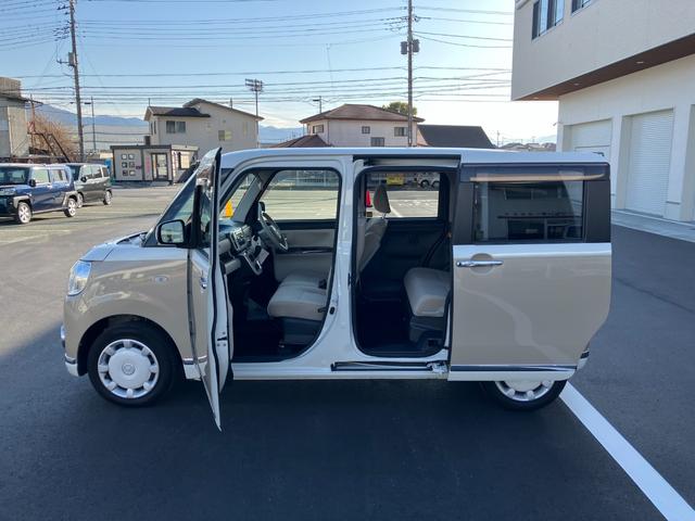 ムーヴキャンバスＸリミテッドメイクアップ　ＳＡII　整備付き　１年保証１オーナー　キーフリー　整備点検記録簿　ＡＢＳ　エアバック　スマートキー　電動格納ドアミラー　パワーウィンドウ　オートエアコン（山梨県）の中古車