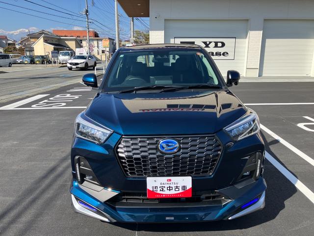 ロッキープレミアムG HEV 9ナビ モデリスタエアロ ETC2.0スマートアシスト・コーナーセンサー・ハイブリッド専用17インチアルミ・LEDヘッドランプ・(自動消灯システム)・シーケンシャルターンランプ・オートエアコン・運転席助手席シートヒーター(山梨県)の中古車