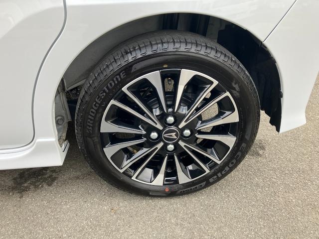 タントカスタムRS 純正ナビゲーション バックモニタースマートアシスト・LEDヘッドライト・15インチアルミホイール・両側パワースライドドア・USBソケット・運転席助手席シートヒーター・レザー調Xフルファブリックシート・本革巻ステアリングホイール(山梨県)の中古車