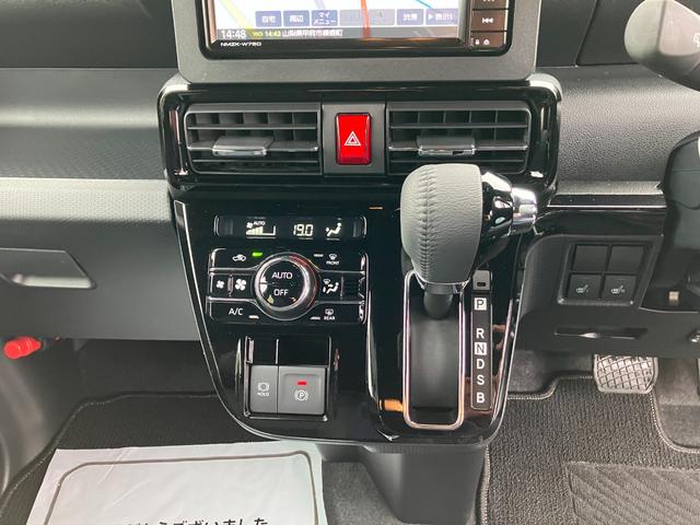 タントカスタムRS 純正ナビゲーション バックモニタースマートアシスト・LEDヘッドライト・15インチアルミホイール・両側パワースライドドア・USBソケット・運転席助手席シートヒーター・レザー調Xフルファブリックシート・本革巻ステアリングホイール(山梨県)の中古車