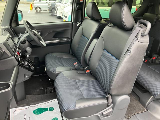 タントカスタムRS 純正ナビゲーション バックモニタースマートアシスト・LEDヘッドライト・15インチアルミホイール・両側パワースライドドア・USBソケット・運転席助手席シートヒーター・レザー調Xフルファブリックシート・本革巻ステアリングホイール(山梨県)の中古車