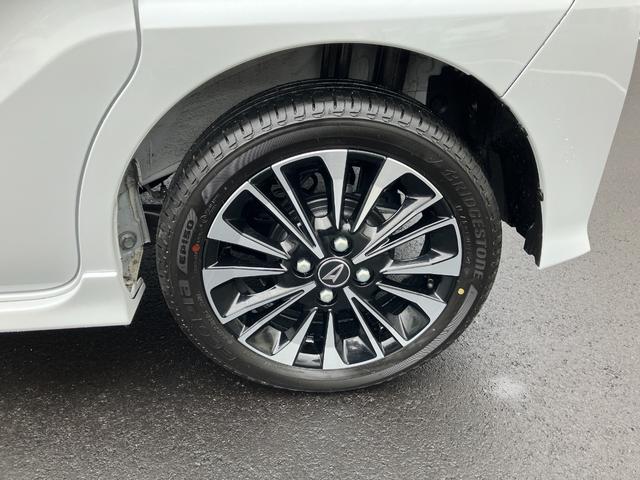 タントカスタムRS 純正ナビゲーション バックモニタースマートアシスト・LEDヘッドライト・15インチアルミホイール・両側パワースライドドア・USBソケット・運転席助手席シートヒーター・レザー調Xフルファブリックシート・本革巻ステアリングホイール(山梨県)の中古車